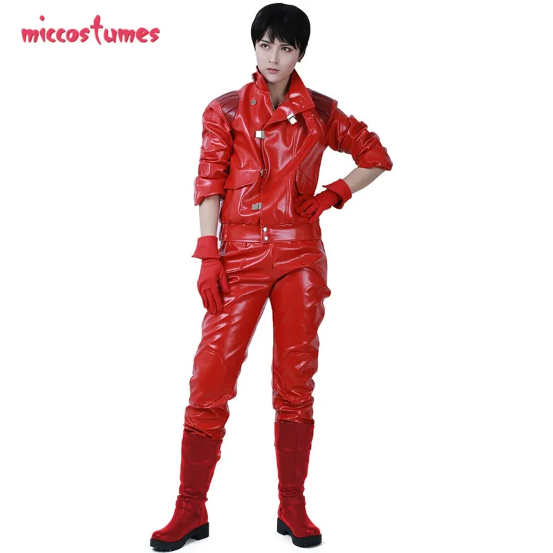 CyMiccostumes Men's Kaneda Cosplay Costume Motorcycle Clothing Jacket Halloween Cosplay Costume Fancy Outfit view 5