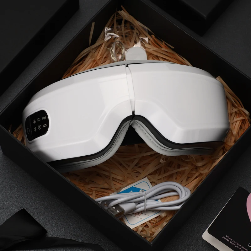 

Smart Airbag High Frequency Heating Vibration Therapy Remove Tired and Eyes Dark Circles,Bluetooth Music Eye Massage Instrument