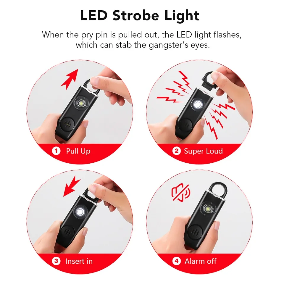 How to activate and stop personal safety alarm