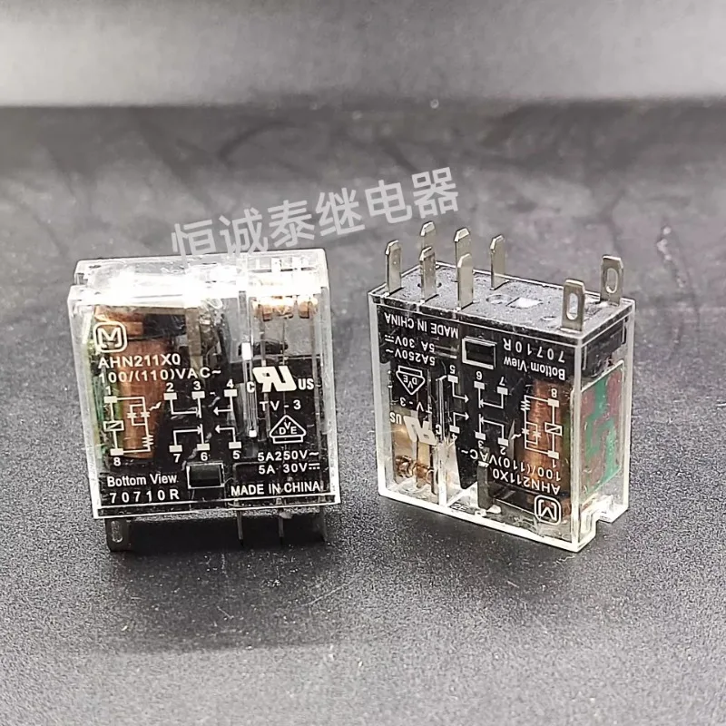 

（Brand-new）1pcs/lot 100% original genuine relay:AHN211X0 100/(110)VAC 110VAC 8pins 5A power relay