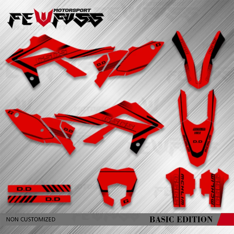 

Fewfuss Graphics Decals Stickers Motorcycle Background For GASGAS GAS GAS EC ECF 125 250 300 350 450 2014 2015 2016 2017