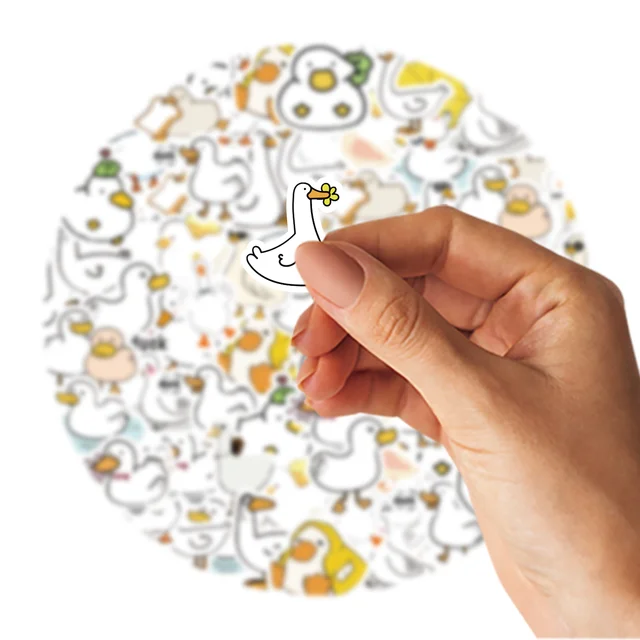 Duckling Graffiti Cartoon Sticker Pack (50pcs)