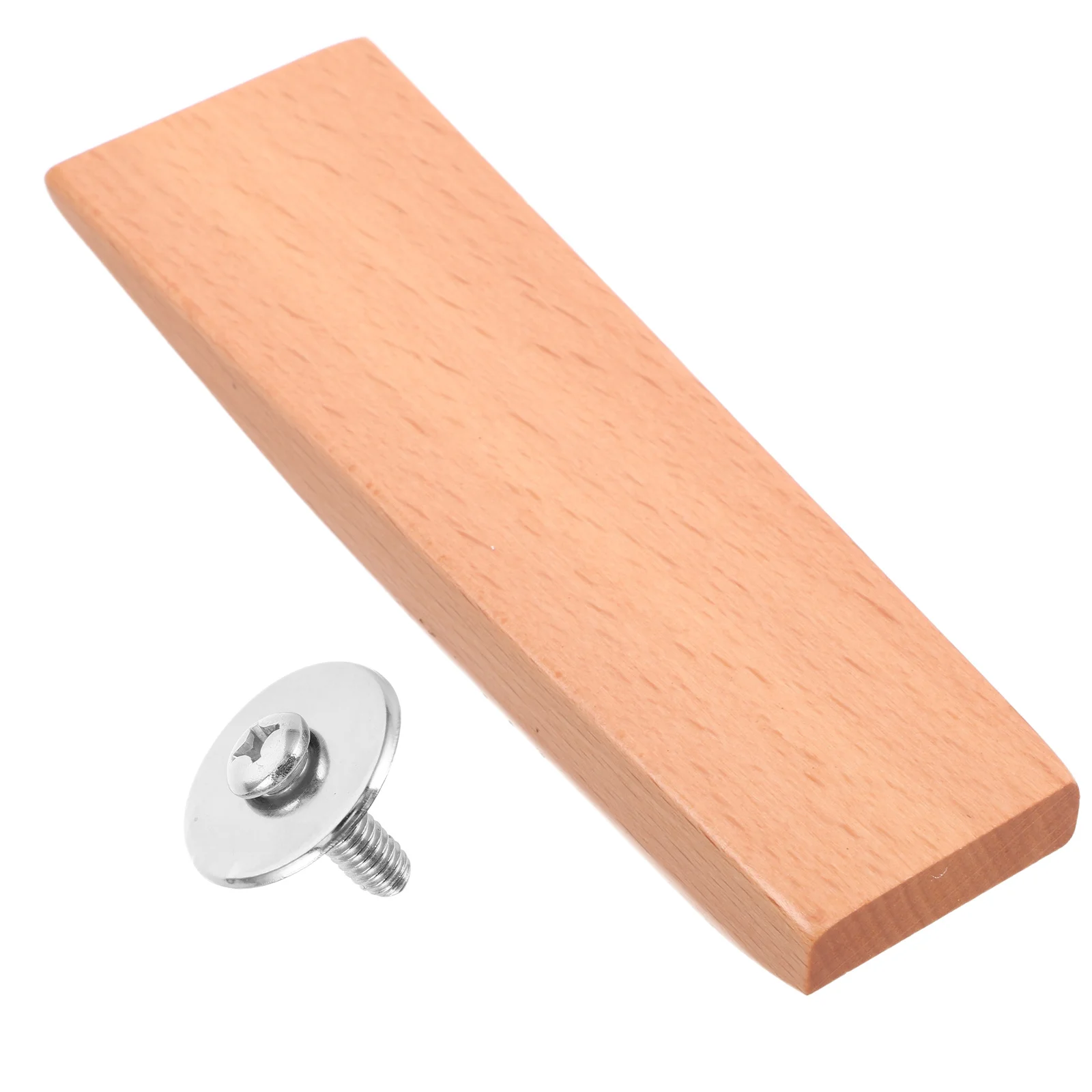 

Outdoor Camping Wok Wooden Handle Comfortable Grip Solid Wood Replacement Cast Iron Pan Handle Heat Resistant Cookware Accessory