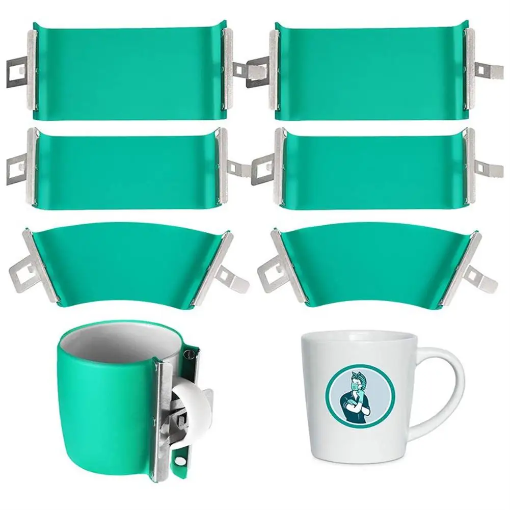 Enveloppe de tasse en Silicone 3d, support de tasse à haute élasticité, moule de tasse, pince de transfert de chaleur, fixation pour l\'impression