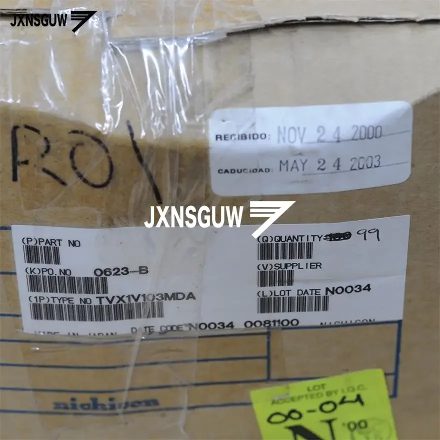 2 개/몫 새로운 오리지널 Nichicon VX 35V10000UF 26X60MM 축 전해 콘덴서 85c 10000UF 35V 무료 배송