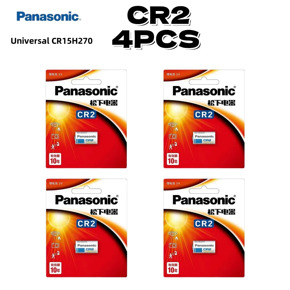 Panasonic CR123A CR2 CR-P2 2CR5 3 V/6 V Lithium Batterij Voor LED Zaklamp Digitale Camera Deurbellen Alarm water Gas Meter Batterij