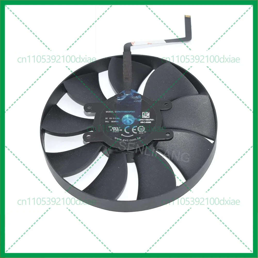 Вентилятор видеокарты DAPA1115B2UP001 AFB1112HD-00 DAPC0815B2UP003 DC12V 0,60A/0,90A Охлаждение для NVIDIA RTX3060 RTX3090 Ti