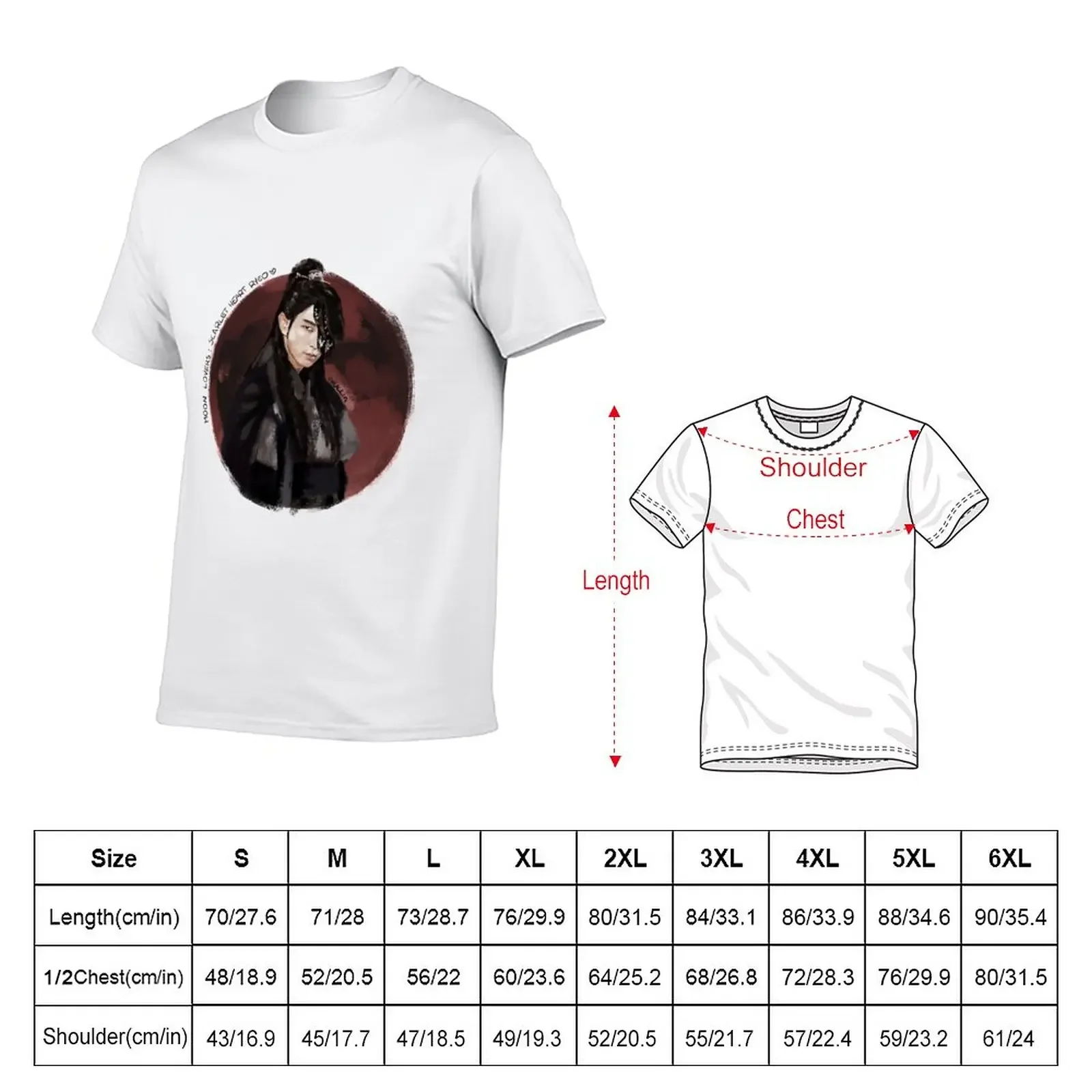 Moon lovers Scarlet Heart Ryeo Wang So 02 T-Shirt Aesthetic clothing anime clothes customs design your own mens t shirt graphic