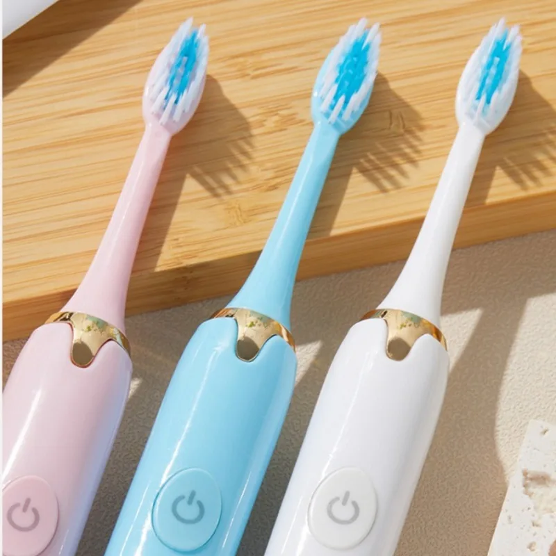 

Family Sonic Toothbrush Set 4 Rechargeable Brushes 8 Replacement Heads 5 Cleaning Modes Smart Timer IPX7 Waterproof