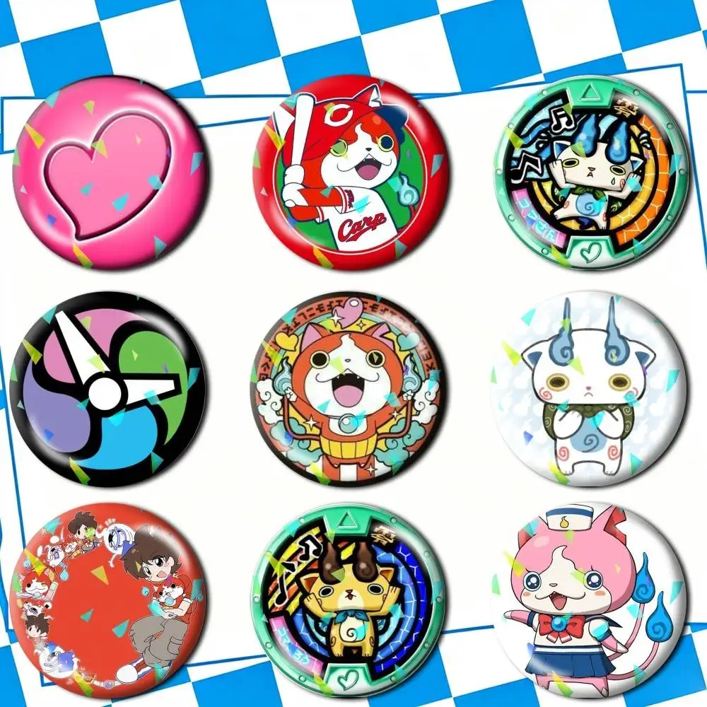 

Classic Yo-Kai Anime Watch Brooch Badge Backpack Hat Decoration Friendship Gift Custom Supported