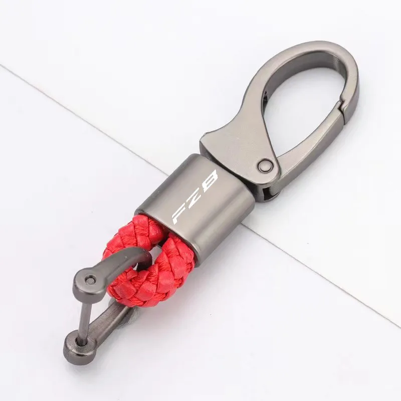 Motorbikes Key Rings Key Chain Hand Woven Horseshoe Buckle Keychain For Yamaha FZ8 Accessories