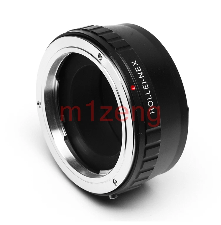 QBM-NEX Adapter Ring Voor Rollei Qbm Lens Naar Sony E Mount NEX-3/5/6/7 A7 A7r A7c A 7S A7r2 A7r3 A7r4 A9 A6700 A6300 A6500 Camera