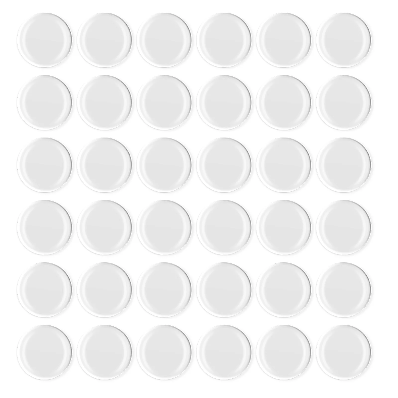 

36Pcs Clear Adhesive Silicone Bumpers Glass Table Top Pads Furniture Protection Anti Slip Shock Absorbing Pads
