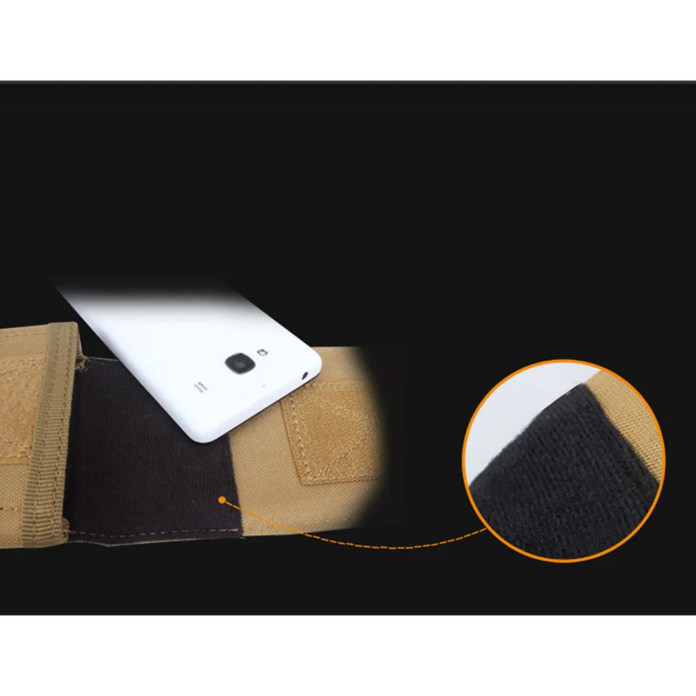 

Тактическая поясная сумка 6 дюймов для активного отдыха, спорта, фитнеса, велоспорта, пеших прогулок, кемпинга, треккинга, охоты, путешествий, из ткани Оксфорд