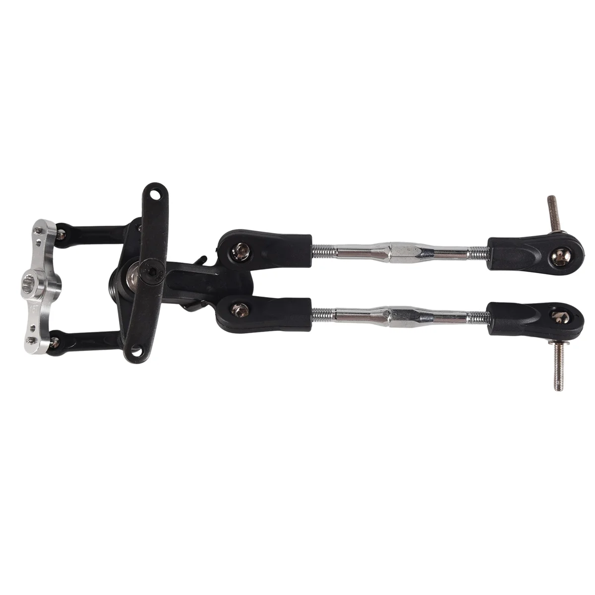 AA26P Aluminum Symmetrical Trun Symmetric Steering Kit Fit for 1/5 HPI ROVAN KM BAJA 5B 5T 5SC King Motor