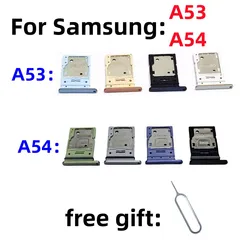 SIM Card SD Card Tray chip slot drawer card Holder For Samsung Galaxy A53 A54 SM-A5360 A5460 A536E A546U1 drawer chip card tray