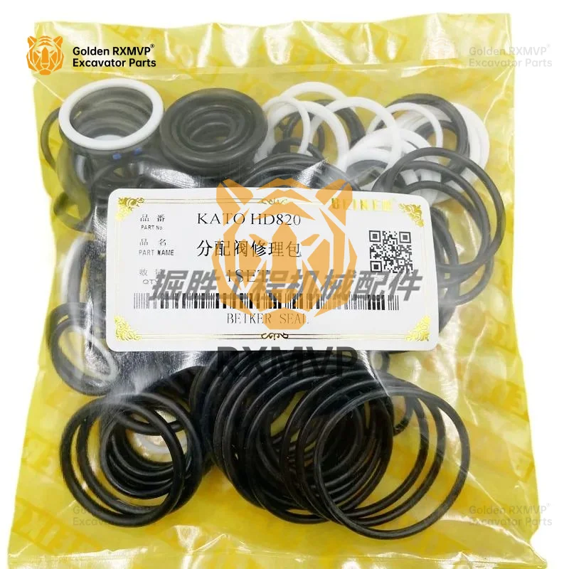 For Kato HD820Multiway valveORing oil seal ring distributor repair kit Oil Seal Excavator Parts