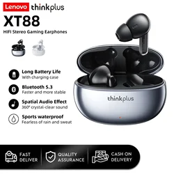 Lenovo Thinkplus XT88 in Ear Bluetooth Earphones with Dual Microphones, Stereo Noise Reduction, Bass HIFI Touch Earphones