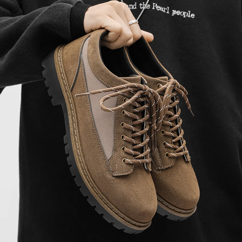 2026 New Men Casual Leather Shoes Fashion Formal Oxford Thick Bottom Dress Shoes Men Gentleman Outdoor Leather Wedding Shoes