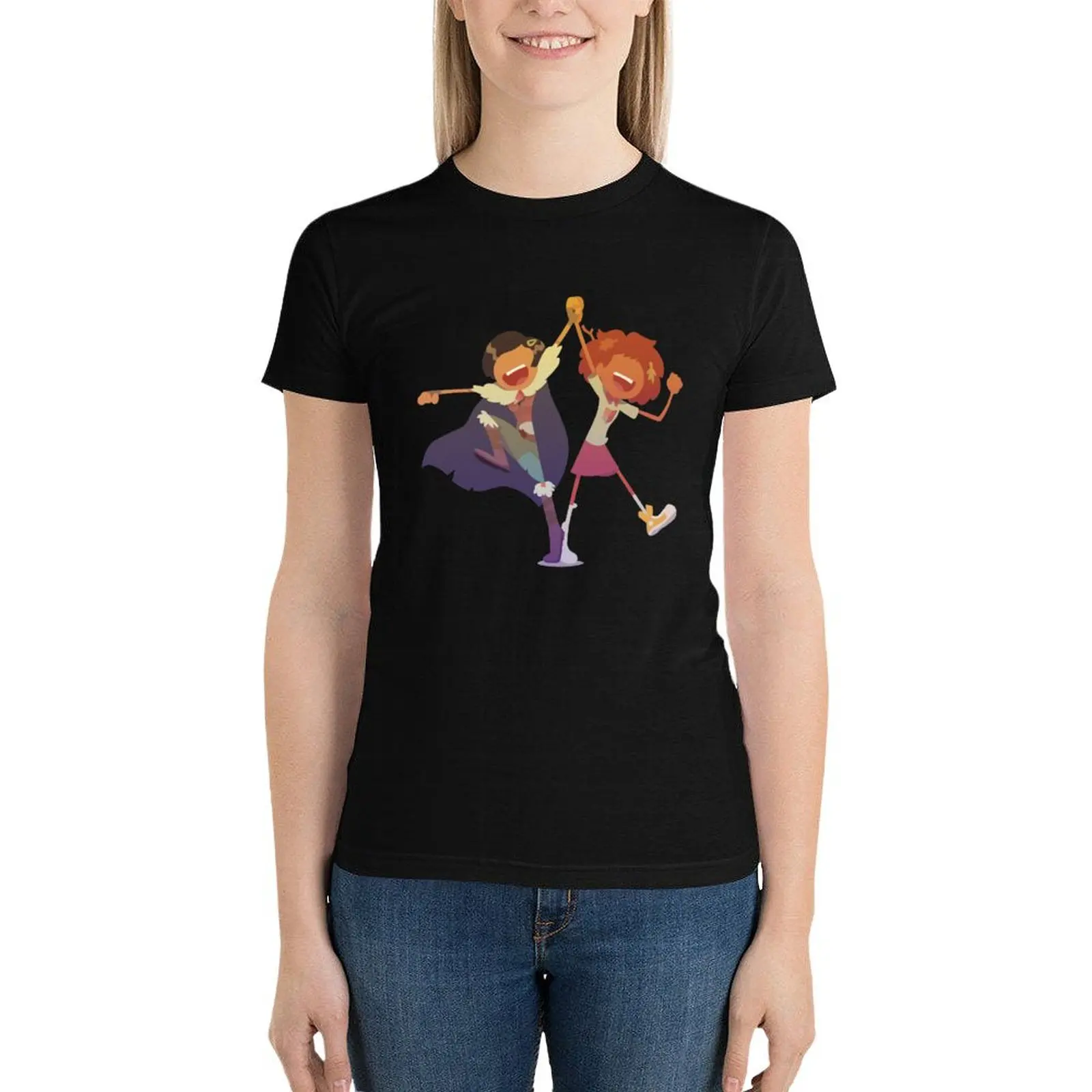 

Anne and Marcy Amphibia T-Shirt kawaii clothes Blouse t shirts for Women
