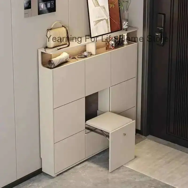 

Rack Modern Vertical Space Saving Portable Shoe Shoe Cabinet Living Room Storage Zapatera Organizador Entrance Hall Furniture