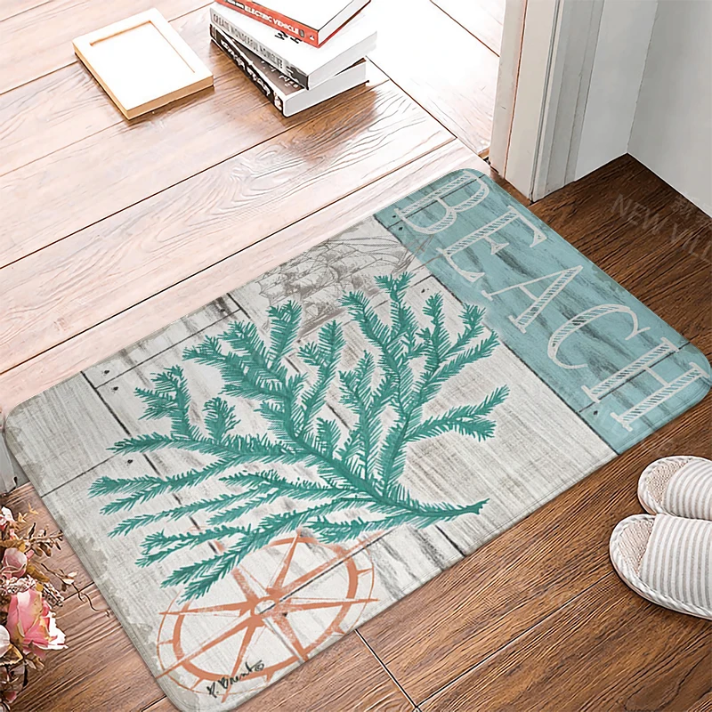 Non slip shower mat bathroom rug shower mat home decoration door mat kitchen bedroom entrance room mat submarine animal door mat