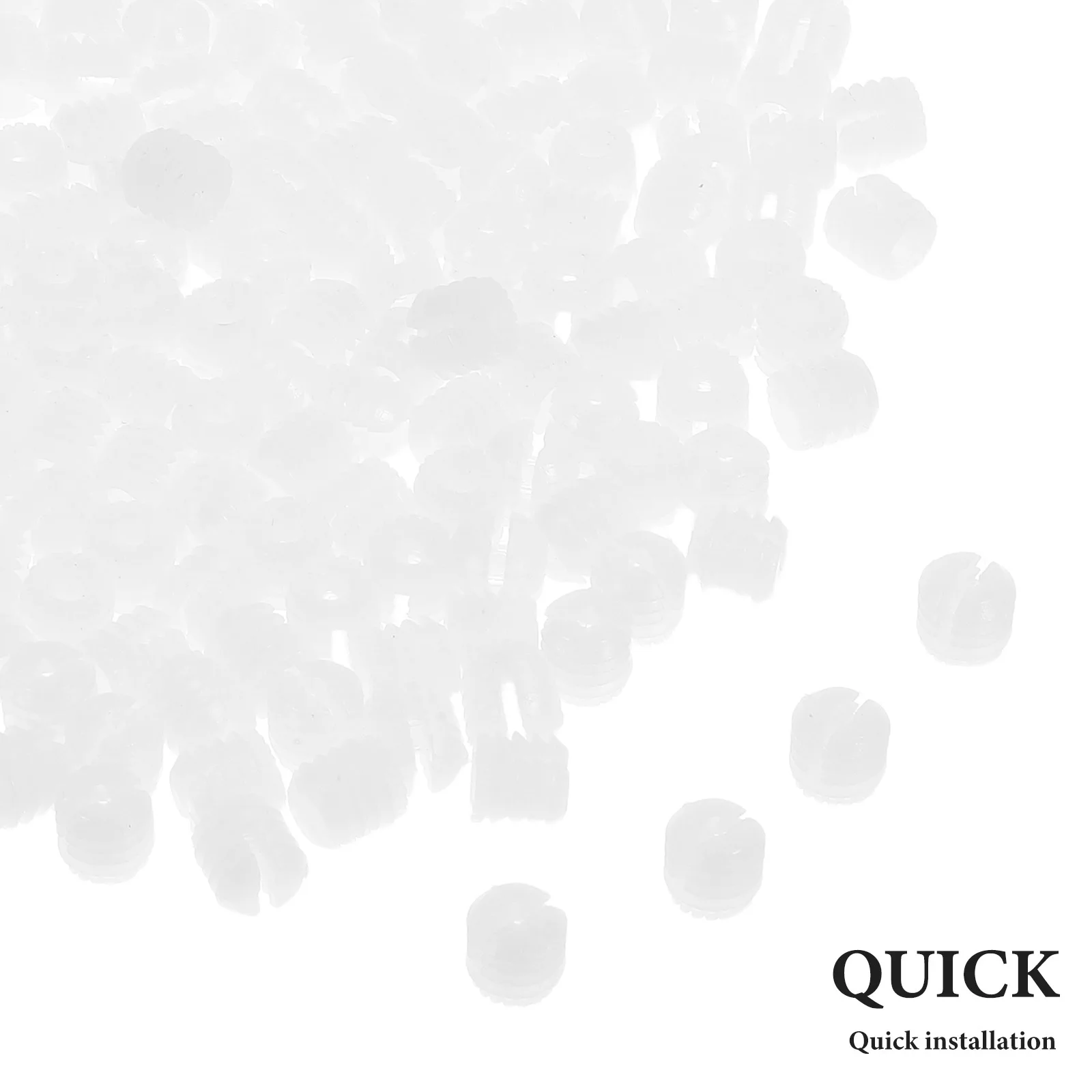 200 قطعة أجهزة الخزانة المفصلي المسامير النايلون دائم إدراج التثبيت السريع لإصلاح المفصلي باب أثاث المطبخ