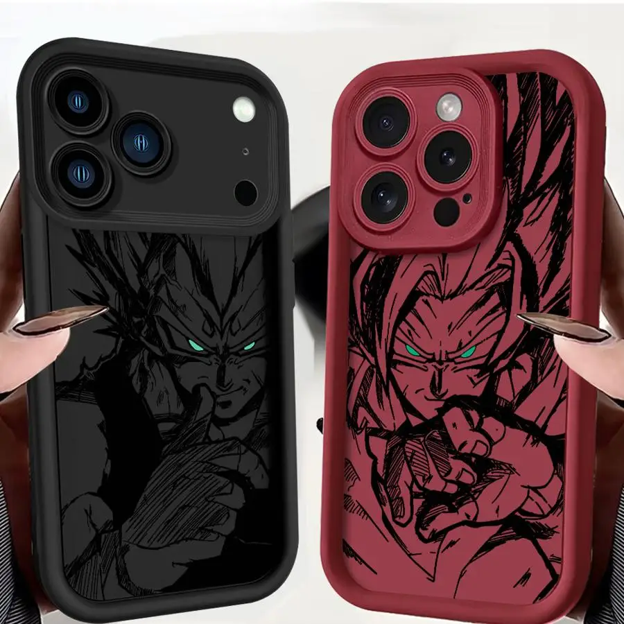 Coque de téléphone Dragon Ball Vegeta Son Goku Art, pour OnePlus 15 13 13T 12 12R 11 11R 10R 8T Nord CE Ace 2 3 4 5 6 Lite 4G 5G