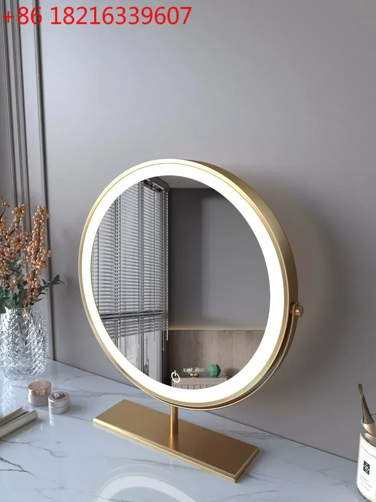 

Косметическое зеркало TAO с LED-подсветкой, настольное, с регулируемой яркостью, многоцветное, дорожное, с 10-кратным точечным увеличением