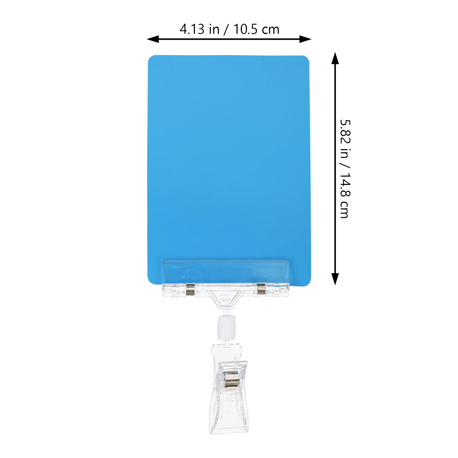 1Set Reusable Erasable Price Sign Holder Adjustable Plastic Display Stand for Retail Store Supermarket Menu Advertising