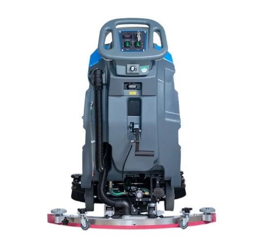 Cleaning Machine for Warehouse Parking Lot Hotel Living Room PVC Flooring Hand-Push Self-Propelled Floor Scrubber