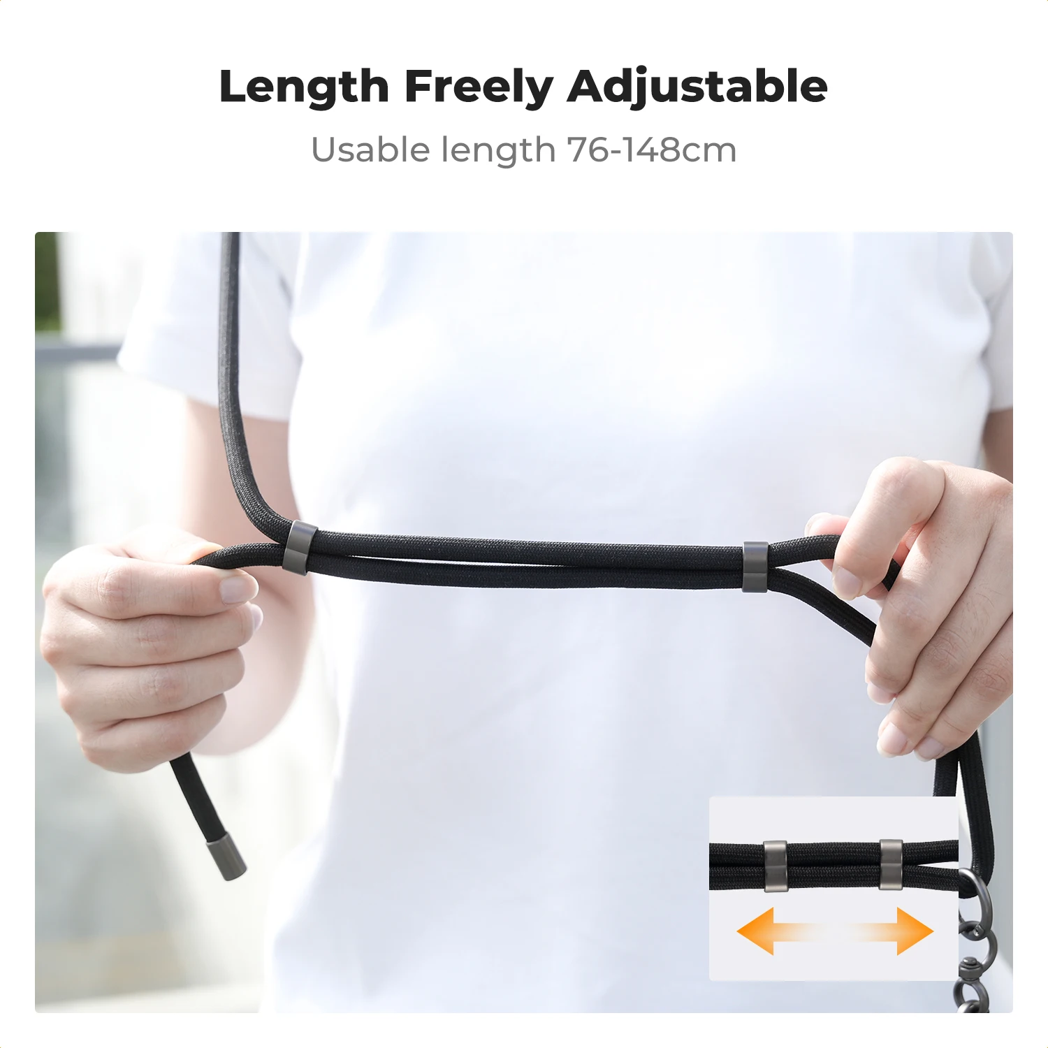 K&F Concept Black Shoulder Strap for DJI OSMO Pocket 3