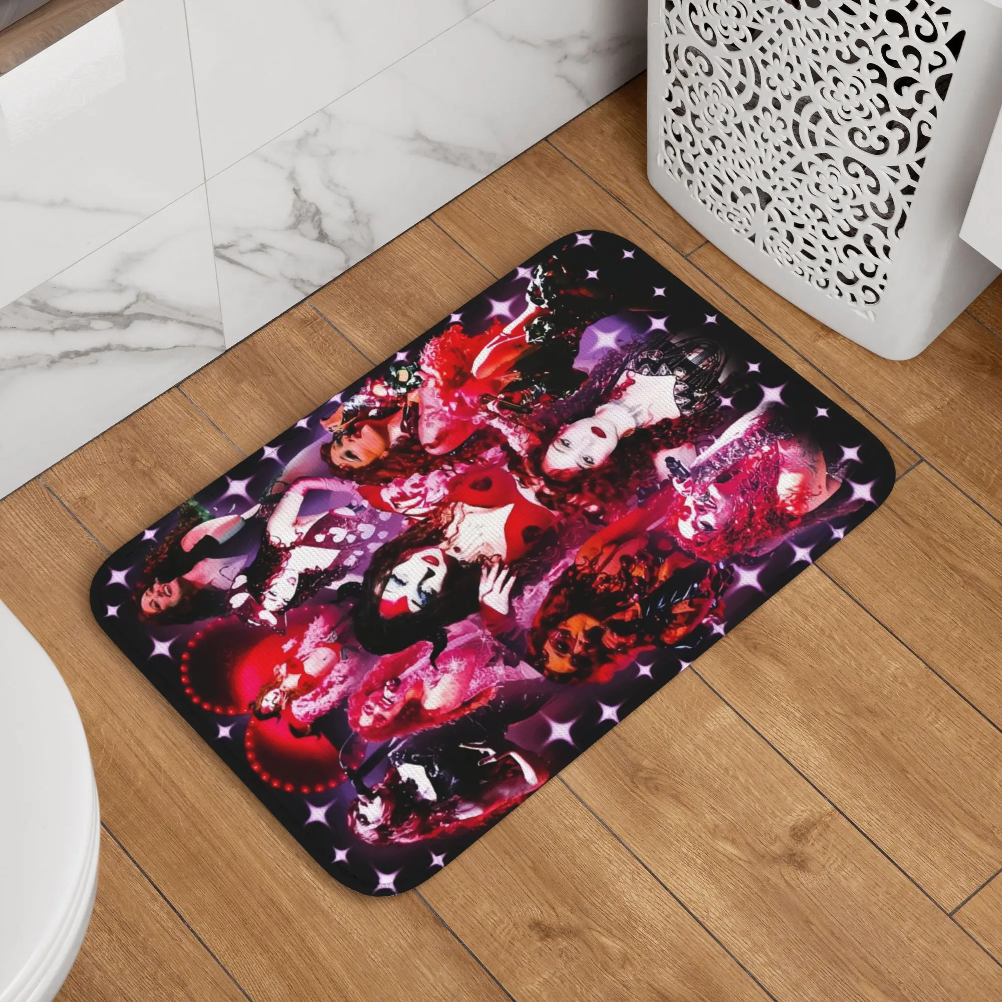 

Коврик Custom Chappells Roans American Singer, нескользящий, для входной двери, кухни, ванной, сада, прихожей, для пола, для ног