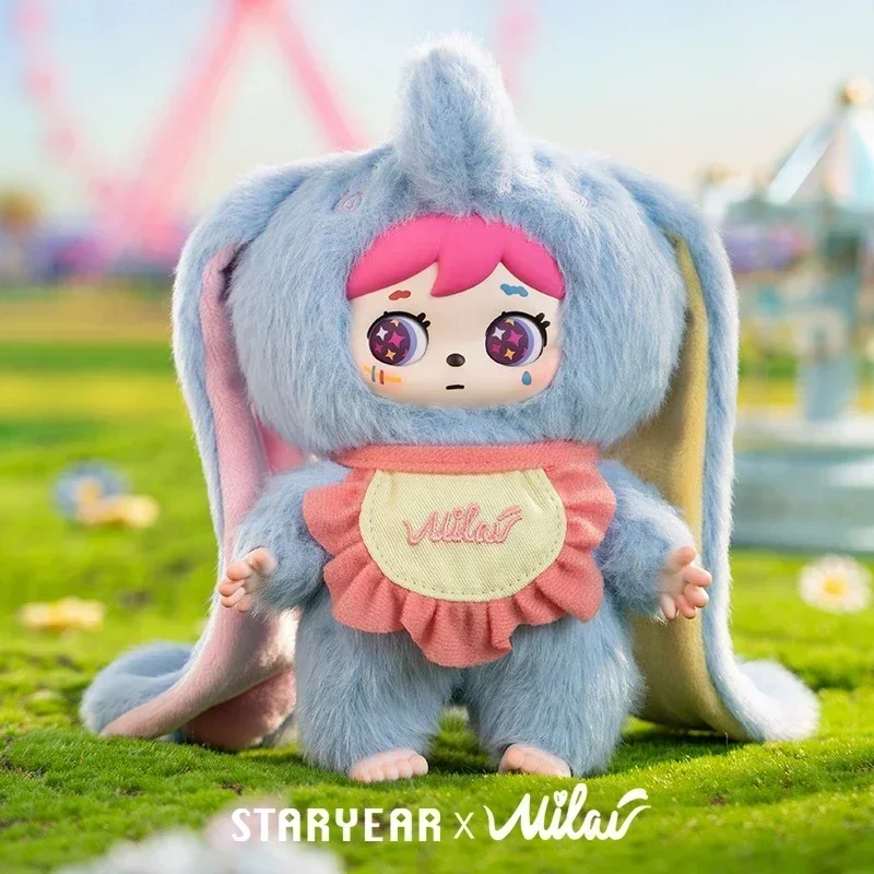 Nova série de orelha longa milai convite para a floresta caixa cega brinquedos figura misteriosa bonito decoração do quarto brinquedos caixa surpresa presente aniversário