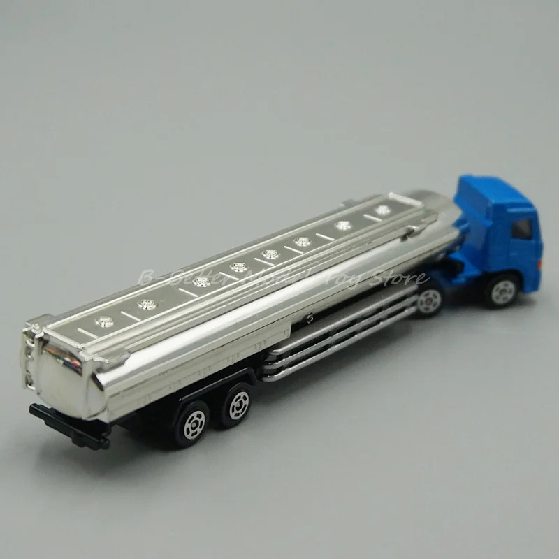 1:100 Diecast Metal Model Toy Tractor & Semi-Trailer Tanker Truck Children Gifts