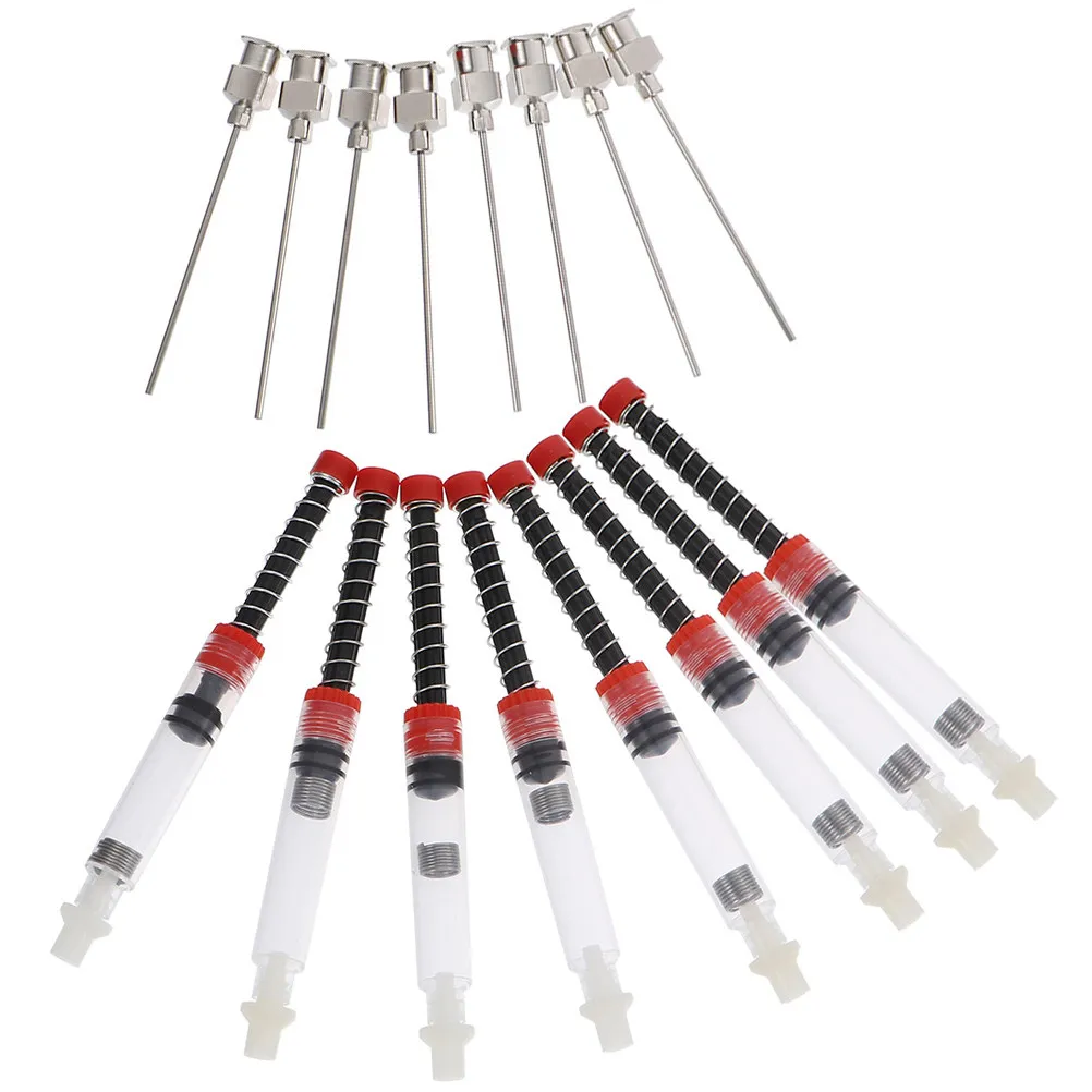 

8pcs Fountain Pen Ink Converter 3.4mm 2.6mm Red Refill Device School Supplies Students Practical Absorption Premium Material