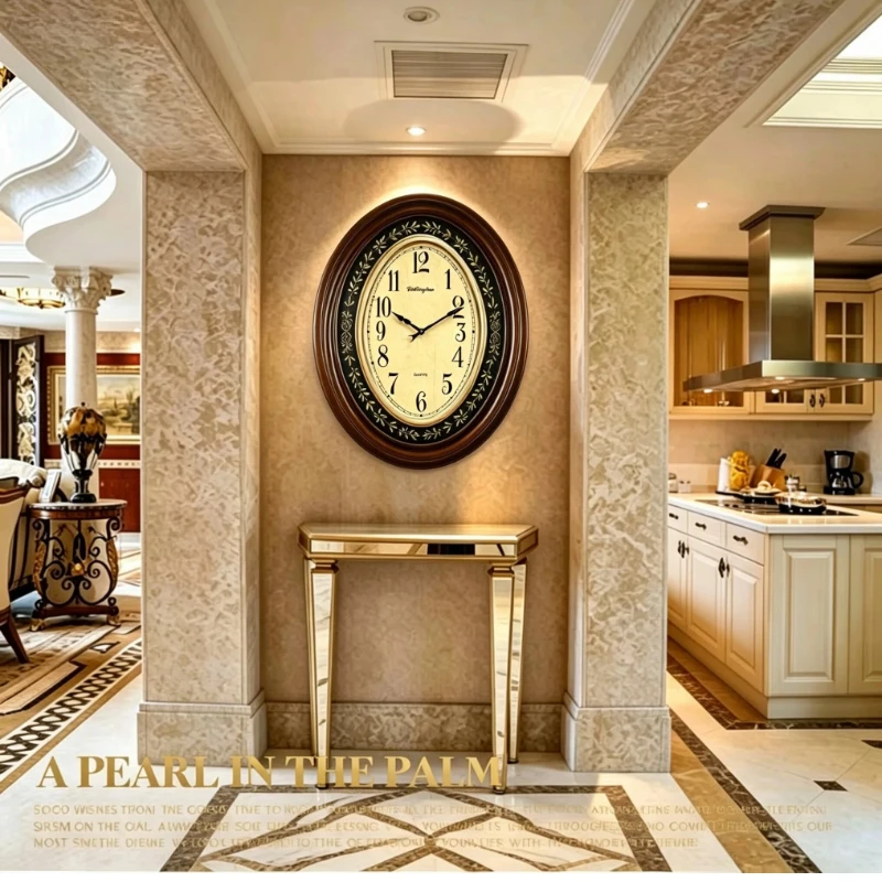 Nordic Fashion Clock Wall Luxury Aesthetic Modern Design Clock Wall Vintage Living Room Relogio De Parede Ornaments Home Decor