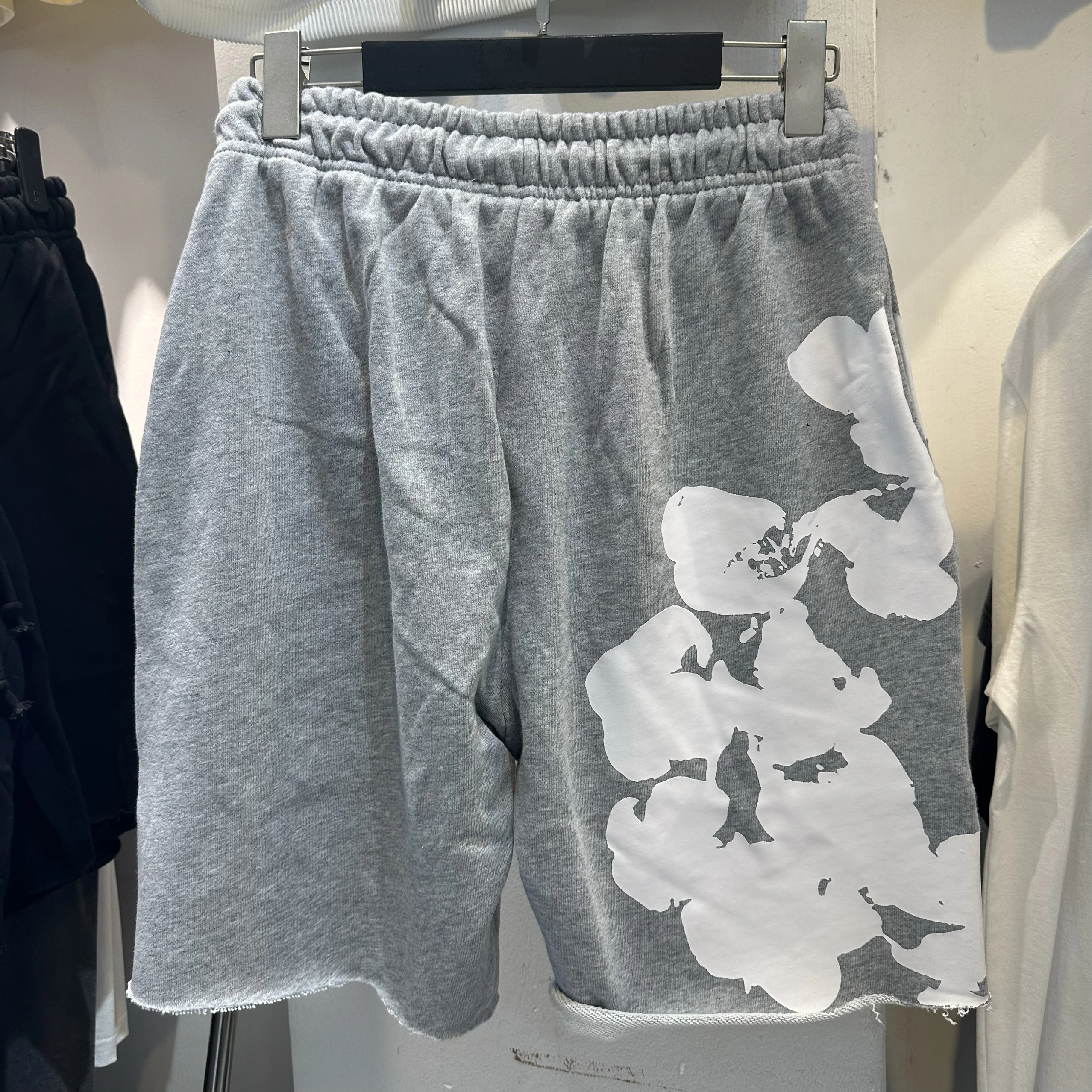 

Summer 2025 American Trendy Brand Mokuanhua Fong Print ex Casual Loose Loop ort Pants Five-Point Pants