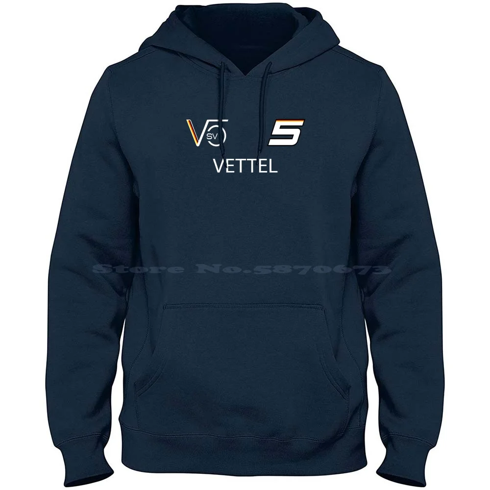 Sebastian Vettel 100% Cotton Hoodie Sebastian Vettel Vettel 5 Vet 5 Seb Vettel Racing Lance