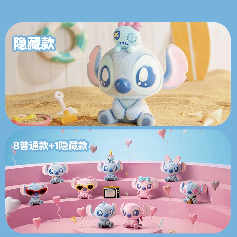 

Original Miniso Stitch Confession Series Flocking Blind Box Pendant Keychain Bag Hanging Girl Valentine'S Day Gift