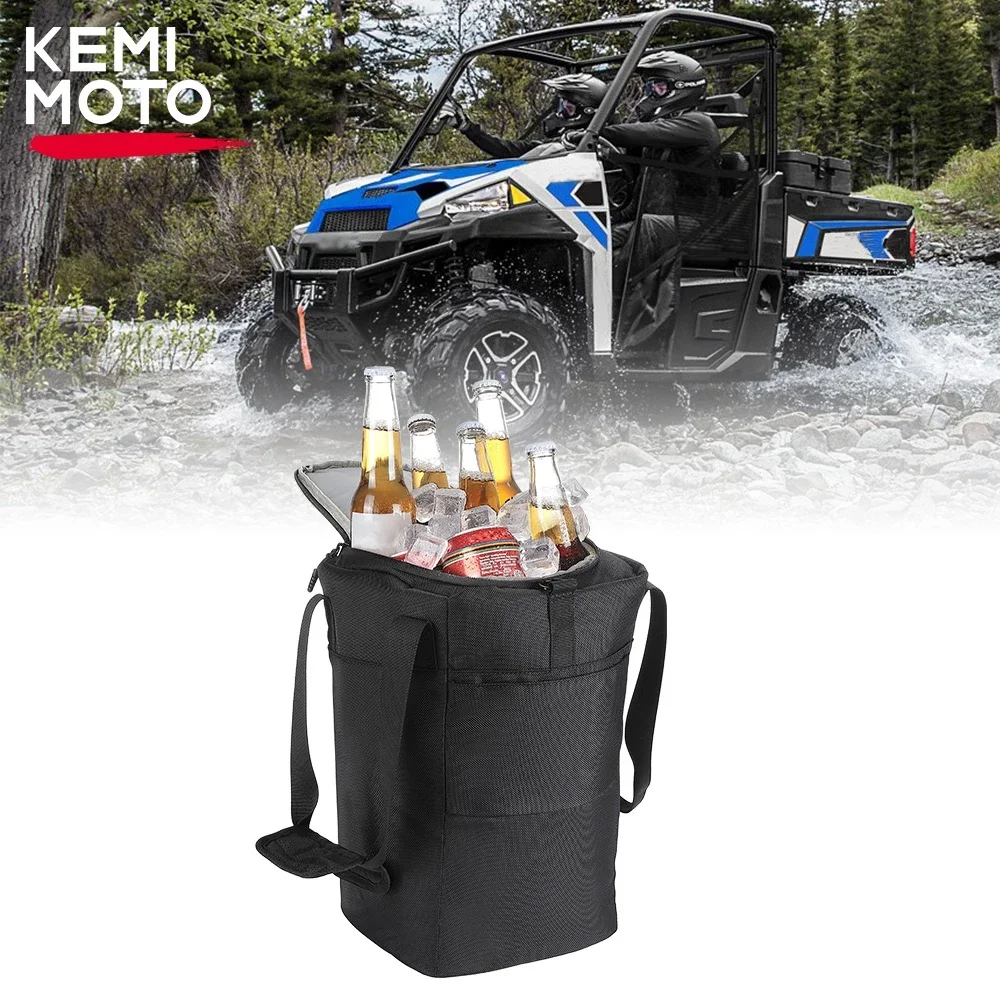 KEMIMOTO UTV 12L/3,2Gal Изолированная сумка для хранения, совместимая с Polaris Ranger 1000/XP 1000, портативная мягкая дорожная сумка-холодильник, теплая сумка