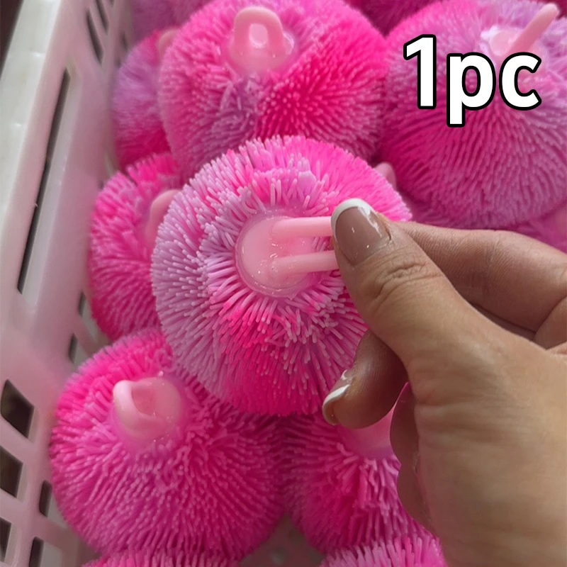 Crispy Fluffy Ball Squishy Pinch Asmr Sensory Decompress Slow Rebound Soft Office Home Decor Sensory Toys Tpr Stress Relief Gift