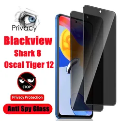 Privacy Screen Protectors For Blackview Oscal Tiger 12 Anti-spy Protective Glass For Blackview Shark 8 Anti-spy Privacy Glass