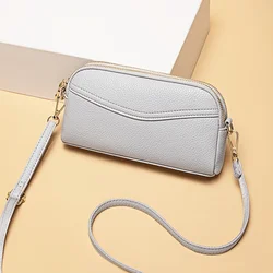 Simple and stylish handbag, versatile for daily commuting, crossbody bag, car stitching, key bag, change, hand-held small bag