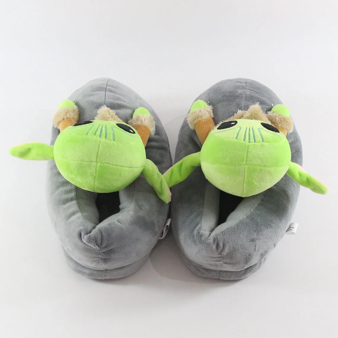 28CM Yoda Stuffed Toys Slippers Keep Warm Indoor Home Winter Plush Shoes Slippers Christmas Gift Adult Gift