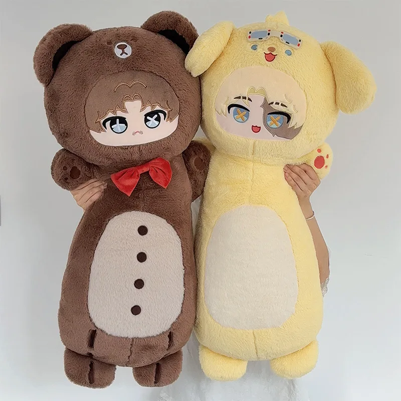 

80cm Identity V Plush Toy Pillow Mercenary Prospector Prisoner Bear Dog Cosplay Soft Long Throw Pillow Sleeping Doll Decoratio