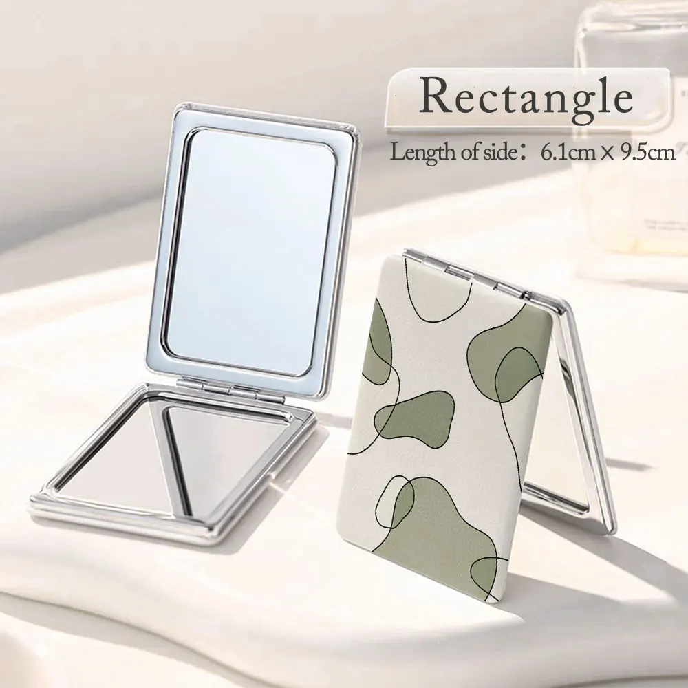 Makeup mirror is small and delicate and convenient to make up anytime and anywhere. It also has the function of magnifying