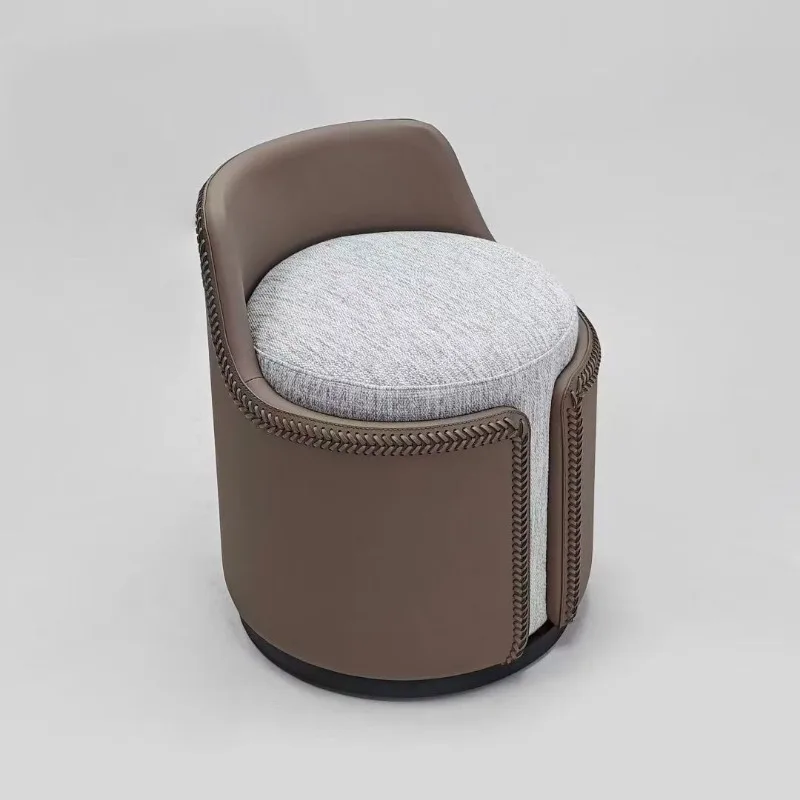 Home bedroom premium makeup stool, model house villa saddle makeup chair