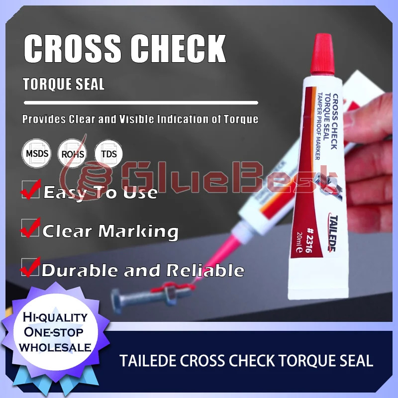 

TAILEDE CROSS CHECK TORQUE УПЛОТНИТЕЛЬ для защиты от ослабления и крутящего момента. Оригинальный продукт.
