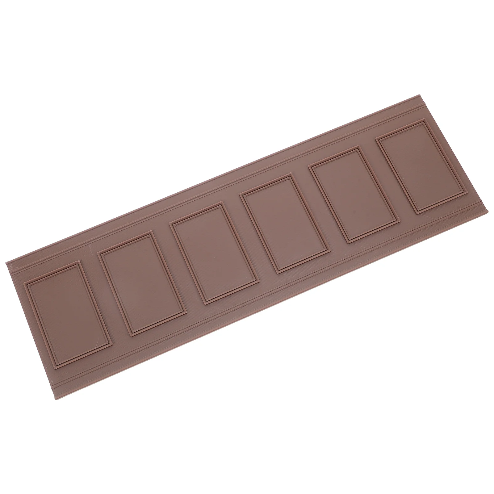 Moldura Autoadhesiva para Casa de Muñecas, Zócalo Autoadhesivo para Micropaisajes Modernos, Panel de Revestimiento de Pared, Ocultación de Juntas